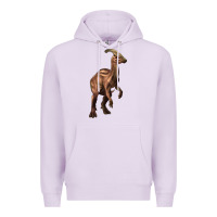 Lilac parasaurolophus Premium Hoodie - Artiststas