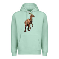 Seafoam parasaurolophus Premium Hoodie - Artiststas