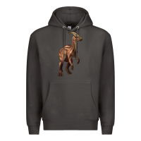 Smoke parasaurolophus Premium Hoodie - Artiststas