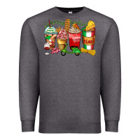 Charcoal Heather italy coffee cups Premium Sweatshirt - Zillion Design Studio