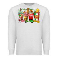 Oatmeal Heather italy coffee cups Premium Sweatshirt - Zillion Design Studio