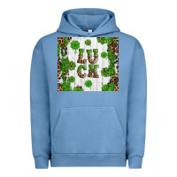 Pigment Pebble Blue luck Urban Hoodie - Artiststas