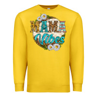 Lemon mama vibes with daisies Premium Sweatshirt - texasbilliewilder