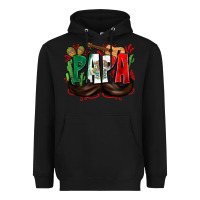 Black papa mexico Heavyweight Hoodie - Zillion Design Studio