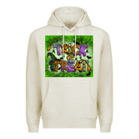 Oatmeal Heather trick or treat tumbler Premium Hoodie - BundleAndBundleShop