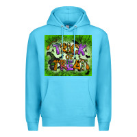 Ocean Blue trick or treat tumbler Premium Hoodie - BundleAndBundleShop