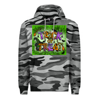 Slate Camo trick or treat tumbler Premium Hoodie - BundleAndBundleShop