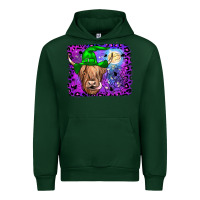 Forest Green highland cow halloween Urban Hoodie - JahusDesignShop