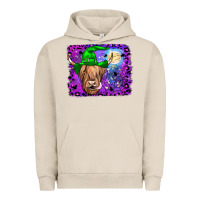 Pigment French Oak highland cow halloween Urban Hoodie - JahusDesignShop