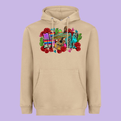 Mom Mexico Heavyweight Hoodie Designed By Zillion Design Studio