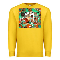 Lemon dog coffee cups Premium Sweatshirt - Zillion Design Studio