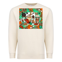 Sandshell dog coffee cups Premium Sweatshirt - Zillion Design Studio