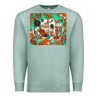 Seafoam dog coffee cups Premium Sweatshirt - Zillion Design Studio