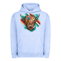 Pigment Grape Ice highland cow serape Urban Hoodie - JahusDesignShop