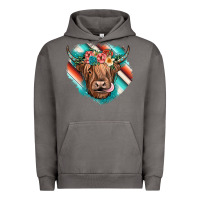 Highland Cow Serape Urban Hoodie | Teevron