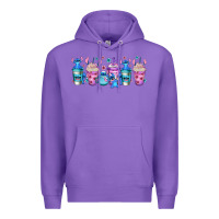 Purple stitch coffee cups libbey glass Premium Hoodie - Jasminsmagicworld
