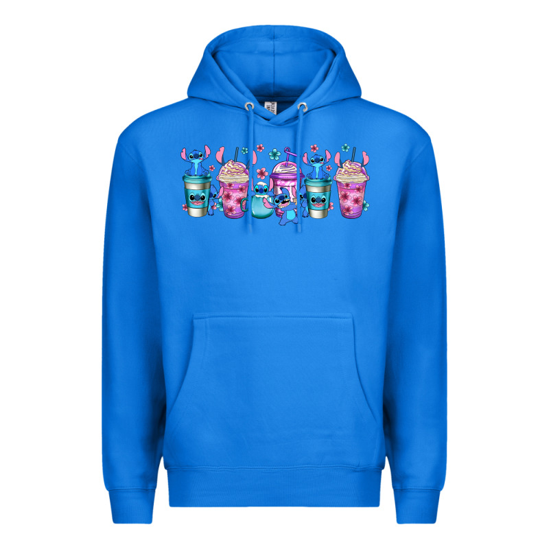 Stitch Coffee Cups Libbey Glass Premium Hoodie by Jasminsmagicworld | Teevron