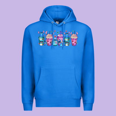 Stitch Coffee Cups Libbey Glass Premium Hoodie Designed By Jasminsmagicworld