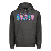 Charcoal Heather stitch coffee cups libbey glass Premium Hoodie - Jasminsmagicworld