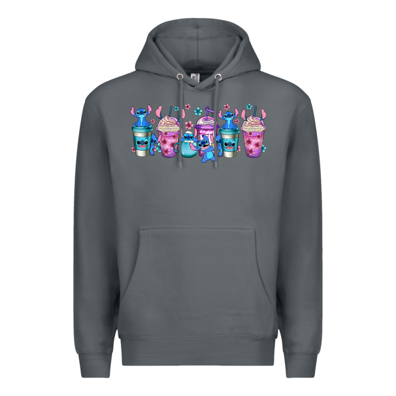 Stitch Coffee Cups Libbey Glass Premium Hoodie by Jasminsmagicworld | Teevron