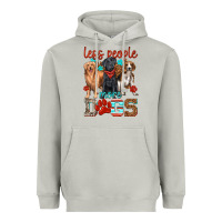 Moon Dust less people more dogs Heavyweight Hoodie - texasbilliewilder