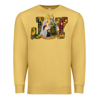 Antique Gold joy holy family Premium Sweatshirt - RanaPortraitStore