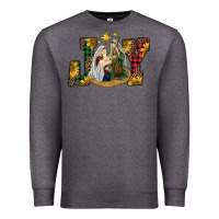 Charcoal Heather joy holy family Premium Sweatshirt - RanaPortraitStore
