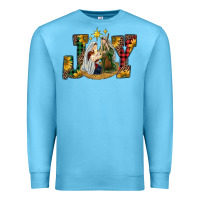 Ocean Blue joy holy family Premium Sweatshirt - RanaPortraitStore