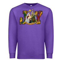 Purple joy holy family Premium Sweatshirt - RanaPortraitStore