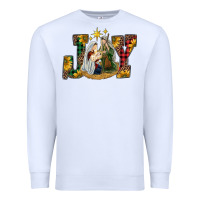White joy holy family Premium Sweatshirt - RanaPortraitStore