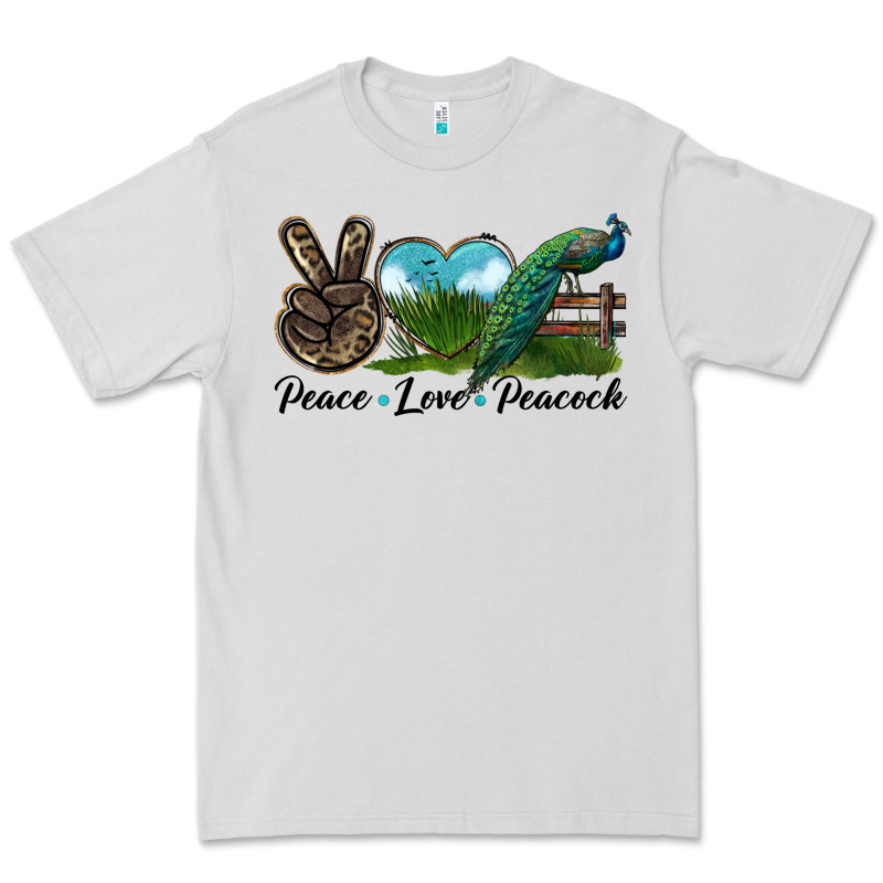 Peace Love Peacock Premium Tee by LillyAllenDesigns | Teevron