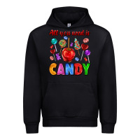Black all you need is candy Urban Hoodie - AdoDesignShop