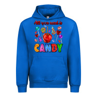 Cobalt all you need is candy Urban Hoodie - AdoDesignShop