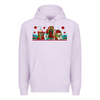 Lilac lady of guadalupe coffee cups libbey glass Premium Hoodie - Jasminsmagicworld