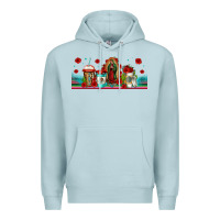 Blue Mist lady of guadalupe coffee cups libbey glass Premium Hoodie - Jasminsmagicworld