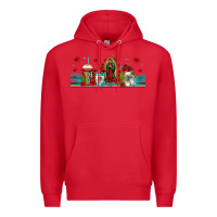 Red lady of guadalupe coffee cups libbey glass Premium Hoodie - Jasminsmagicworld