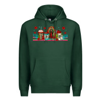 Sports Green lady of guadalupe coffee cups libbey glass Premium Hoodie - Jasminsmagicworld