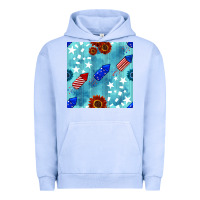 Pigment Grape Ice patriotic fireworks and sunflower Urban Hoodie - BundleAndBundleShop