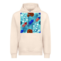 Sandshell patriotic fireworks and sunflower Urban Hoodie - BundleAndBundleShop