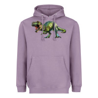 Lavender t rex dinosaur Heavyweight Hoodie - RanaPortraitStore