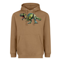 Toasted Coconut t rex dinosaur Heavyweight Hoodie - RanaPortraitStore