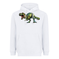 White t rex dinosaur Heavyweight Hoodie - RanaPortraitStore