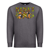Charcoal Heather mamas boy Premium Sweatshirt - texasbilliewilder