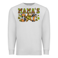 Dove Grey mamas boy Premium Sweatshirt - texasbilliewilder