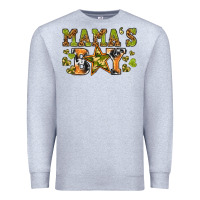 Heather Grey mamas boy Premium Sweatshirt - texasbilliewilder