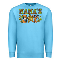 Ocean Blue mamas boy Premium Sweatshirt - texasbilliewilder