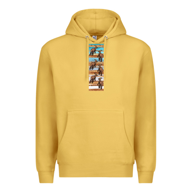 Dinosaur Parasaurolophus Pen Wrap Premium Hoodie by Artiststas | Teevron