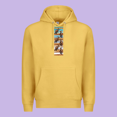 Dinosaur Parasaurolophus Pen Wrap Premium Hoodie Designed By Artiststas