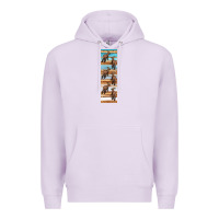 Lilac dinosaur parasaurolophus pen wrap Premium Hoodie - Artiststas