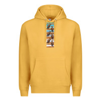 Mustard dinosaur parasaurolophus pen wrap Premium Hoodie - Artiststas